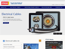 Tablet Screenshot of iteco.co.kr