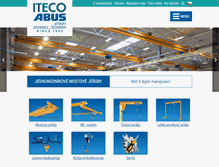 Tablet Screenshot of iteco.cz